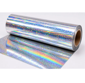 Film de lamination holographique argenté métallisé de qualité supérieure en rouleau pour l'impression d'emballages, les couvertures de livres, les étiquettes, les cosmétiques, la décoration - Product Image 2
