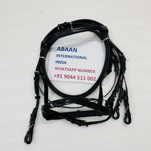 Brida de PVC para Caballo, Martingala Ajustable, Acolchada, Duradera, Ligera, Impermeable, con Herrajes Resistentes al Óxido, para Equitación - Product Image 2