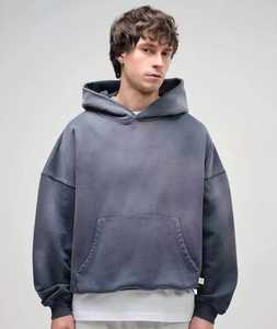 Regular Fit Pullover Hoodie 420gsm Brushed Fleece Polyester/Cotton Eco-Friendly Lined Breathable Windproof Unisex Autumn - Product Image 2