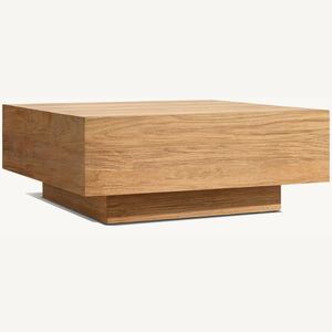 Modern Style <b>Dining</b>/Living Room Square Solid Teak Wood <b>Table</b> High Quality Durable Eco-Friendly Living Furniture - Product Image 2