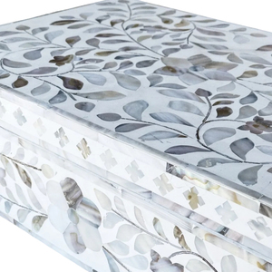 Boîtes de rangement en bois nacre, design arabe/islamique, étanches, écologiques, capacité personnalisable, pour cadeaux et rangement du Ramadan - Product Image 3