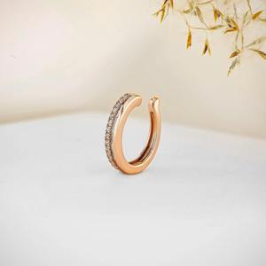 Pendientes de Oreja con Diamantes Cultivados en Laboratorio, Corte Baguette y Redondo, en Oro de 14K, Pendientes Modernos con Diamantes para Mujer, Joyería Elegante - Product Image 6