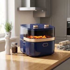 Sudex Smart Digital Square Plastic Air Fryer 7.5L A7D Oil Free Electric with <b>Timer</b> for Household Healthy Cooking - Product Image 5