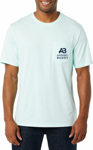 T-shirt décontracté pour homme AMY Brand, 100 % coton, manches courtes, uni, respirant, coupe classique, logo personnalisé brodé sur le devant, vente en gros - Product Image 5