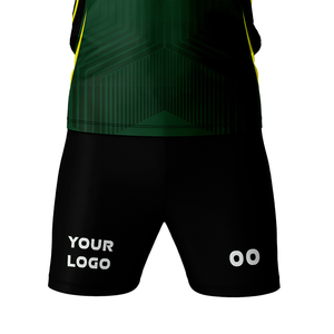 Conjunto de Uniforme de Fútbol Personalizado con Cuello en V, Sublimación Premium, Transpirable, de Secado Rápido, 100% Poliéster, Tejido de Malla - Product Image 5