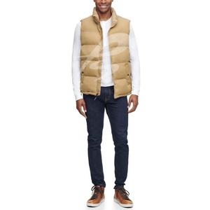 Gilet matelassé léger pour homme, gilet chauffant sans manches avec poches zippées, col montant, idéal pour l'hiver - Product Image 4