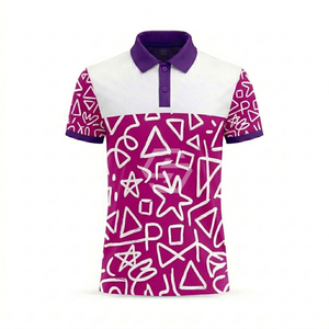 Polo de golf haute performance, logo personnalisé, 100% polyester, polos de golf pour hommes, polos à séchage rapide - Product Image 2