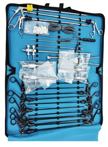 Rootcare Premium - Juego de 28 Piezas de Instrumentos Quirúrgicos Laparoscópicos Manuales de Acero Inoxidable, Pinzas Portaagujas para Cirugía de Columna Vertebral - Product Image 4