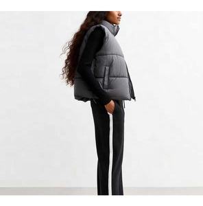 Gilet en duvet léger pour femmes, sans manches, grande taille, veste d'extérieur, gilet matelassé pour femmes - Product Image 4