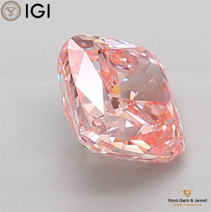 เพชรสีชมพูสดใส ระดับความสะอาด VS1 รับรองโดย IGI น้ำหนัก 4.00 กะรัต เพชร CVD ผลิตในห้องปฏิบัติการ รูปทรงคุชชั่น สำหรับคอลเลกชันพิเศษฉลองวันครบรอบ - Product Image 5