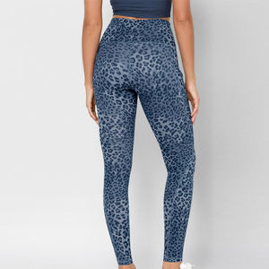 TAYUMA INDUSTRIES Women's Mid <b>Waist</b> Ankle-Length Solid Color Vintage Style Polyester/Nylon/Spandex Knitted 220g <b>Leggings</b> - Product Image 3
