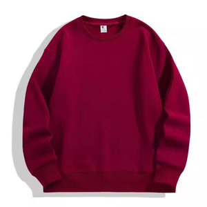 Sudadera de Cuello Redondo para Hombre, Color Sólido, Corte Regular, Tejido de Algodón, Estilo Casual para Otoño - Product Image 1
