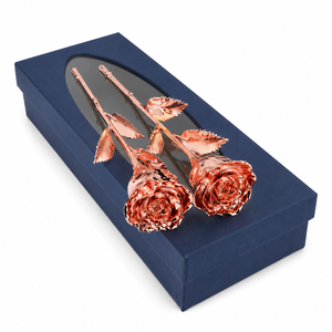 Rose plaquée or 24 carats avec boîte cadeau de luxe, rose plaquée or pour anniversaire, Saint-Valentin, décoration de mariage - Product Image 3