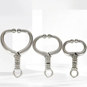 1Pcs Cattle Nose Plier Stainless Steel Automatic Cow <b>Spring</b> Nose Pliers Cow Nose <b>Clip</b> Traction Tool Cattle Ring Animals Supplies - Product Image 2