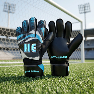 Gants de gardien de but pour jeunes de qualité supérieure avec paume en latex personnalisée, conçus en latex allemand de qualité supérieure et avec un logo personnalisé - Product Image 4