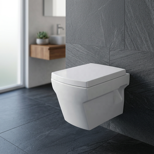 Luxury Rimless Wall Hung Toilet <b>Ceramic</b> WC <b>Pan</b> European Standard Water Saving Bathroom Sanitary Ware - Product Image 6