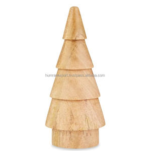 Décoration de Noël en bois de vente chaude petit arbre de décoration de Noël en bois de qualité supérieure à bas prix - Product Image 6
