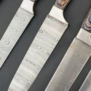 Couteau de Chef de Cuisine en Acier Carbone Premium, Lame Serrée à Bouton-Poussoir, Ultra-Tranchant, Professionnel pour Viandes, Légumes, Fruits, Usage Domestique - Product Image 3