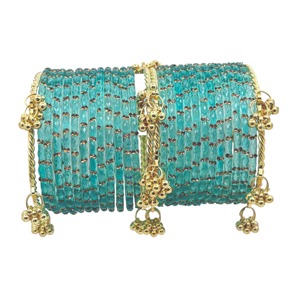 Party Wear Silver Plated Glass Fashion Bangles Women Stylish Trendy Stackable Eco-Friendly <b>Wedding</b> Wrist <b>Accessories</b> Modern - Product Image 4