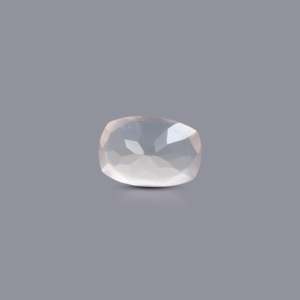 Emerald Cut Rose Quartz Loose Gemstone 5 Carat for Fine Jewelry - Product Image 2