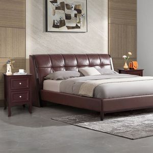 2 comodini a due livelli in stile country di grandi dimensioni, tavolini da notte per adulti - Product Image 6