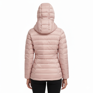 Abrigo de Plumón Reversible con Capucha y Cremalleras para Mujer, Talla Grande 4XL, de Piel de Oveja y Pelo de Zorro, Colección Invierno 2025, Venta al por Mayor - Product Image 4