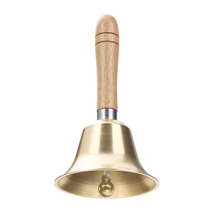 Campana de Mano Tradicional Antigua de Latón, Duradera y Ecológica, Decoración Navideña Artesanal, Tamaño Personalizado de Fábrica - Product Image 3