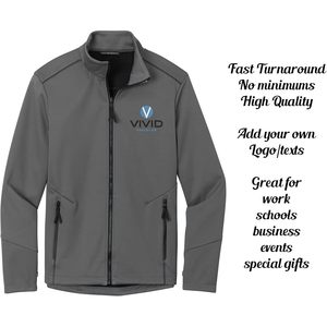 <b>Men's</b> J921 Custom Embroidery <b>Soft</b> <b>Shell</b> <b>Jackets</b> Custom Personalized with Logo Tech Outdoor Collection - Product Image 4