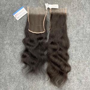 Extensions de cheveux humains ondulés naturels HD 5x5 avec fermeture en dentelle, couleur noir naturel, cheveux vietnamiens prêts à être expédiés - Product Image 6