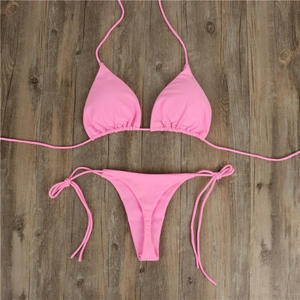 Ensemble de bikini élégant pour femmes, tenue de bain deux pièces, vêtements de plage, vacances d'été, maillot de bain de piscine, look moderne - Product Image 4