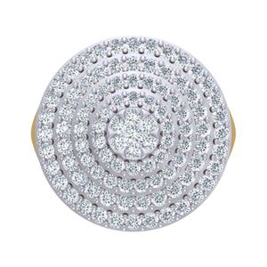 10K/14K/18K Yellow Gold Men's Hip-hop Statement <b>Ring</b> with Lab Grown Diamonds Gift Purpose Diamond <b>Rings</b> - Product Image 2