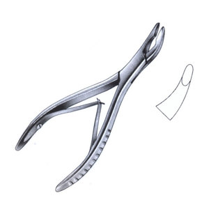 Pinza Luer para Huesos, Ortopédica, de Acero Inoxidable, Quirúrgica, para Cortar Huesos, Reutilizable, Fabricante OEM, Manual, 3 Años de Garantía - Product Image 4