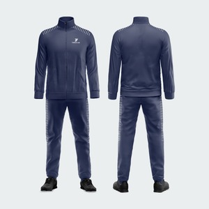 Mens tracksuit set Classic Striped jogger sweat outfit outdoor activewear | Full zip stand collar jacket and <b>pants</b> - Product Image 5