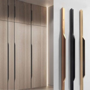 Perfil de Aluminio Tien Dat de Alta Calidad para Puertas de Gabinete con Manija Integrada Empotrada y Borde Extendido - Product Image 1