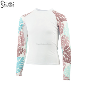 Logotipo personalizado Oem Judo Jiujitsu Deportes Surf Deportes Mujeres 50 Spf Rashguard Swim Hombres Rash Guard - Product Image 2
