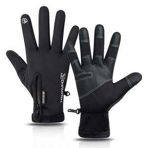 Guantes de Ciclismo de Invierno con Pantalla Táctil, Térmicos, Impermeables, Resistentes al Viento, Cálidos, Ligeros, de Poliéster, Unisex, para Esquí, Bicicleta, Correr, Motocicleta - Product Image 1