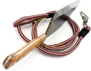 Cuchillo de Carnicero de Acero al Carbono Forjado con Acabado Martillado y Funda de Cuero, Logotipo Personalizado - Product Image 5