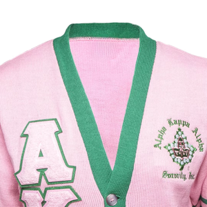   Ajoutez vos logos, cardigans à col en V, pulls en tricot à manches longues, 100% acrylique, fermeture à boutons, sororité, fraternité - Product Image 2