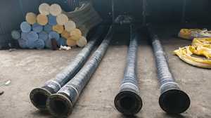 Dewatering Rubber Hose Heavy Duty Rubber Hose Spiral <b>Wire</b> Reinforcement Nitrile Outer Cover Cutting Service Available - Product Image 2