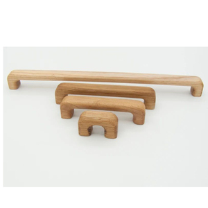 Natural <b>Walnut</b> and Beech Handle Cupboard Wardrobe <b>Drawer</b> Pulls Cabinets Kitchen <b>Drawer</b> Knob - Product Image 4