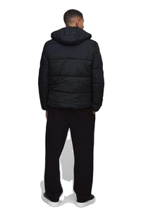 Chaqueta Varsity Personalizada para Hombre, Estilo Moderno, Cálida, Resistente al Viento, Transpirable, de Poliéster, con Cuello Alto y Logotipo Frontal, Ropa Urbana de Otoño - Product Image 2