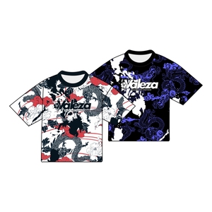 Camiseta Corta Personalizada para Hombre, Hombros Caídos, Estampado de Leopardo, Impresión Digital, Tejido Grueso, Oversize, Corte Cuadrado, Ecológica y Transpirable - Product Image 2