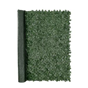 Edera Privacy recinzione 96X72 verde parete schermo rinforzato giunto finta siepe foglia di vite decorazione per giardino esterno balcone cortile - Product Image 1
