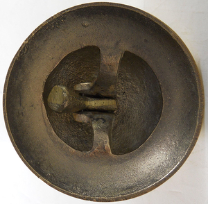 Vintage Ornamental <b>Brass</b> Counter <b>Bell</b> with Floral Relief Elegant Push Button Service <b>Bell</b> for Hotel Reception Restaurant Office - Product Image 4