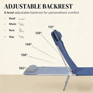 Sdraio Pieghevoli Comode per il Relax all'Aperto - Product Image 4