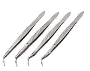 Pinces chirurgicales manuelles antistatiques professionnelles en acier inoxydable, certifiées CE, pour premiers secours et chirurgie générale - Product Image 1