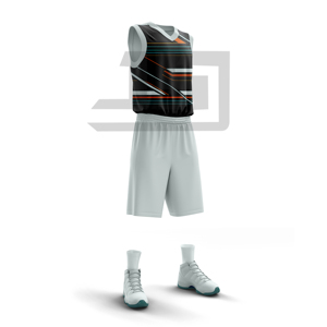 Tenue de basket-ball unisexe respirante personnalisée, short en jersey polyester, vêtements de sport performants pour les clubs et les événements d'équipe - Product Image 1