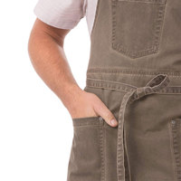 Tablier en toile de coton personnalisable avec poches pour outils, bretelles réglables, idéal pour la cuisine, la pâtisserie, le barbecue, les ateliers et les activités artisanales.