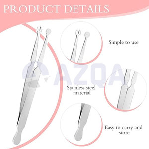 Stainless Steel 12 cm Professional Labret Holding Tweezers For Body Jewelry Placement And Jewelry Changing - Product Image 3