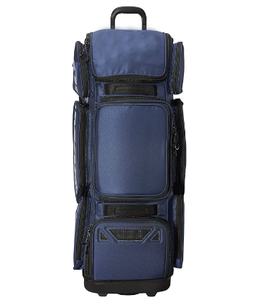 Heavy Duty Rolling <b>Baseball</b> Bag Large Capacity <b>Bat</b> Equipment Bag with Wheels & Shoe Compartment For Cricket Hockey Gear - Product Image 3